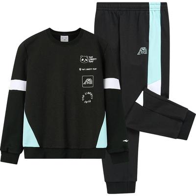 鸿星尔克加绒保暖运动套装