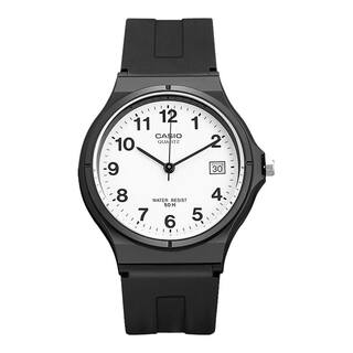 卡西欧(CASIO)男女手表小黑表时尚潮流学生考试运动手表MQ-24-7B2