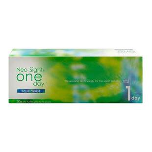 日本直邮 Neo Sight Aqua Moist 日抛透明片 隐形眼镜 30片装情人