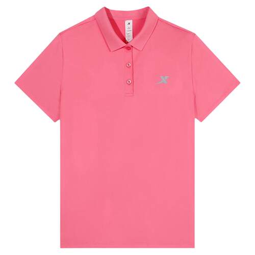 特步polo衫女短袖2026新款夏季透气速干翻领半袖正品女士运动上衣