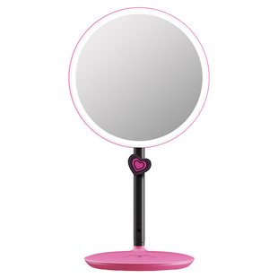 斐色耐jiujiu镜台式led化妆镜 带灯补光智能桌面美妆梳妆镜子礼物