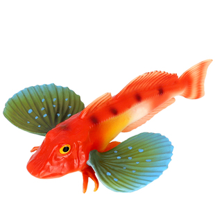 仿真海洋动物食人鱼模型鲫鱼鲨鱼玩具河豚鲤鱼三文鱼儿童认知礼物