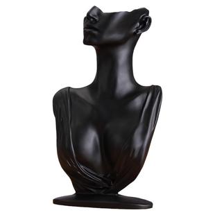 创意装饰品项链展示架颈模饰品架人像模特脖子珠宝收纳展示道具