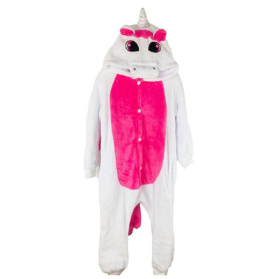 天马独角兽卡通情侣连体睡衣