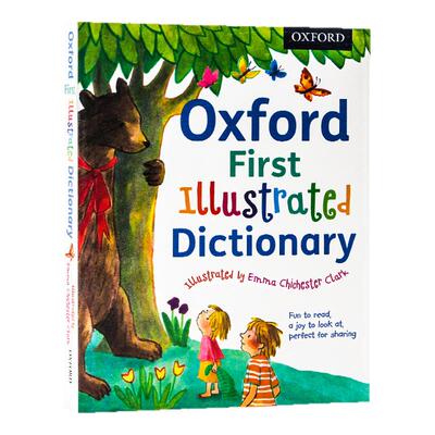 牛津幼儿全彩插画版单字词典 Oxford First Illustrated Dictionary 英文原版儿童英英字词典 单字词典 平装