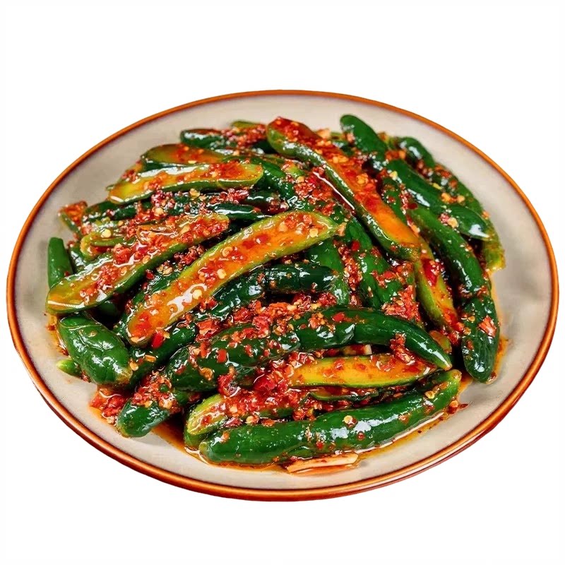 江西风味特产香辣小黄瓜新鲜腌制脆辣黄瓜条黄瓜片开味腌咸酱菜