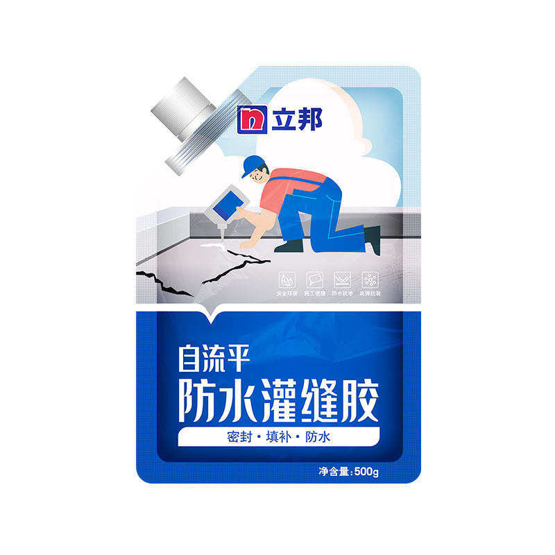 立邦裂缝修补屋顶防水补漏水泥地面墙体缝隙密封堵漏王填缝灌缝胶