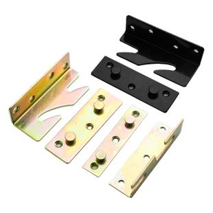 3mm超厚床扣床铰链床插床连接配件重型床用合页床挂钩组装床家具