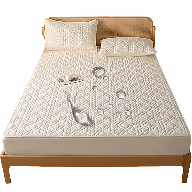 A类防水隔尿加厚床笠罩单件床罩床套席梦思床垫保护罩防滑防尘罩