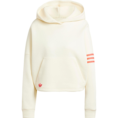 Adidas/阿迪达斯正品三叶草女士宽松时尚简约连帽卫衣JI8502