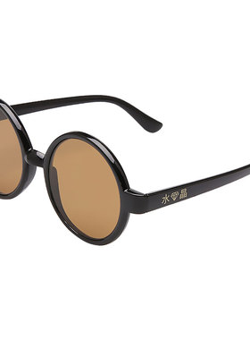 圆形复古文艺水晶太阳镜抗疲劳