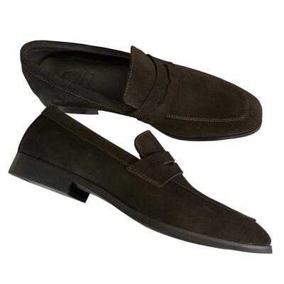 卡诺威士乐福鞋真皮英伦