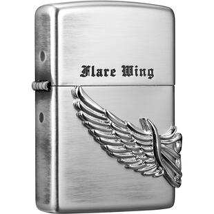 Zippo打火机正版童军花翅膀正品芝宝打火机男士生日礼物ZBT-2-18c