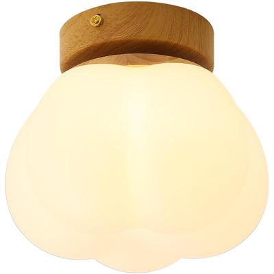 箭牌原木奶油风过道灯吸顶灯护眼