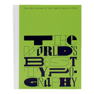 【特价】SendPoints 纽约字体指导俱乐部年鉴 39 The 39th Annual of the Type Directors Club 英文原版
