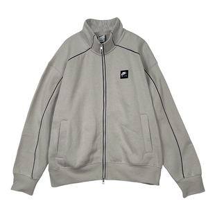 NIKE耐克外套男2026春季背标印花运动休闲针织立领夹克IF1263-072