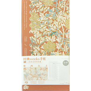 拾光手帐本迷你方便携带学生文具手账本文艺手杖书写本口袋本小本子weeks精致ins小清新原创本周月计划日程本