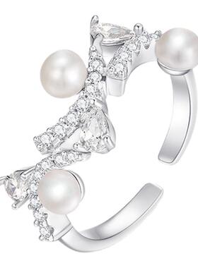 【生日礼物】周大生珍珠戒指高级