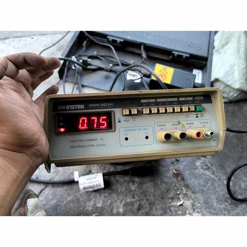 议价固纬GOM-801H直流低电阻测试仪，拆机件，实物拍摄，型号