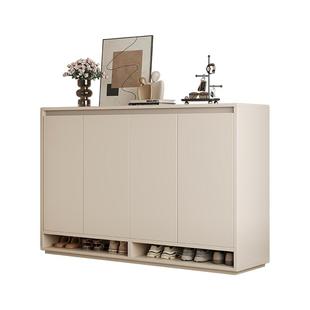 室外鞋柜家用门口2025新款入户门外电梯口收纳柜一体靠墙走廊鞋架