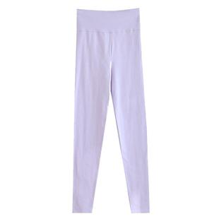 高腰秋裤女纯棉内穿打底裤全棉秋冬季薄款棉毛衬裤单件保暖裤线裤