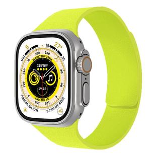 适用iWatch11表带apple watch Series10表带S9苹果S10双色磁吸荔枝皮纹运动回环ultra硅胶手表带s8/s7/6腕带5