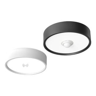 明装人体雷达自动感应筒灯入户门玄关智能声控吸顶走廊过道灯家用