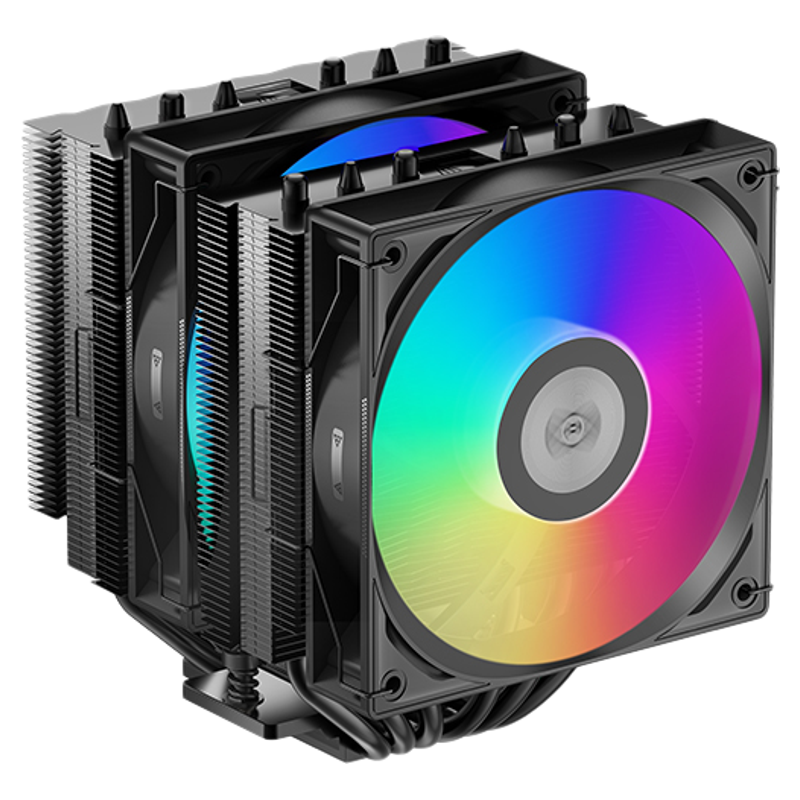 超频三（PCCOOLER）RT620风冷CPU散热器台式电脑ARGB双塔风扇铜管