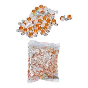 接线子K2网线电话线接线端子线缆接续子纯铜双刀片带油K1K3压线帽