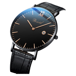 超薄手表男机械表初中高中学生潮流黑科技青少年男士防水电子石英