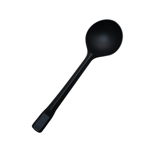 一次性勺子单独包装独立塑料勺黑色厚调羹水果捞汤勺打包外卖饭勺