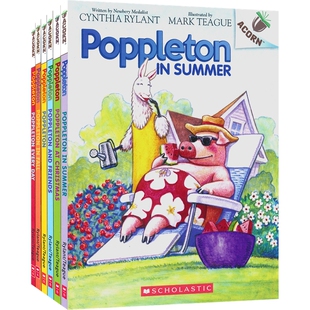 Poppleton 小猪波普尔顿学乐英语分级绘本ACORN橡果系列桥梁书 大树系列姊妹篇 5-8岁儿童启蒙阅读晚安读物绘本 英文原版进口