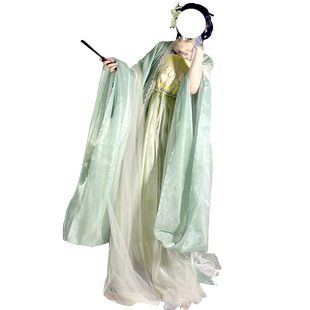 柒邑原创唐制诃子裙【如梦】汉服女中国风大袖衫超仙非古装秋冬季