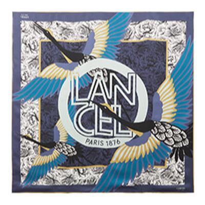 LANCEL/兰姿印花真丝围巾女士