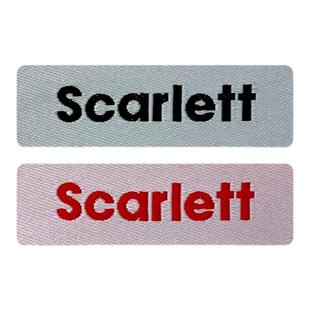 儿童英文名字贴刺绣幼儿园宝宝织绣姓名贴布可烫免缝校服标签定制