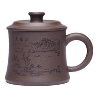 紫砂茶杯辦公室個人專用泡茶水杯