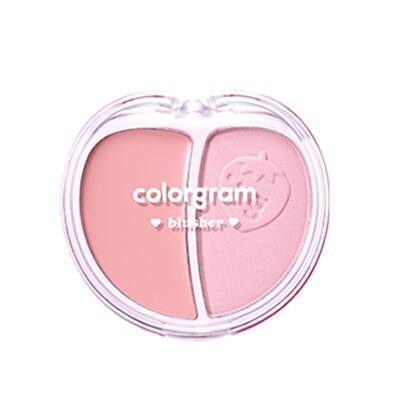 colorgram双色腮红膏氛围色高光修容三合一日韩裸妆