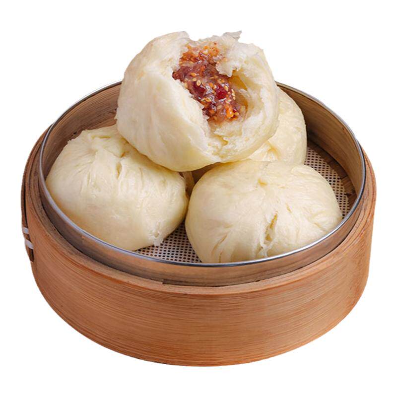 云南特色美食经典糖腿馅破酥包子