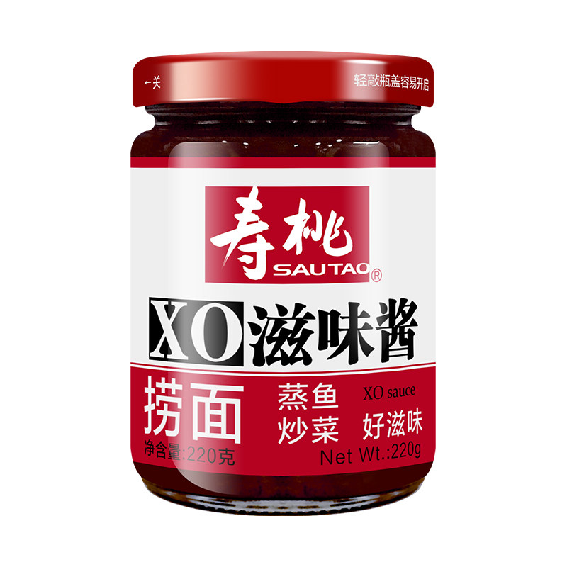 寿桃牌港式滋味捞面炒菜6瓶xo酱