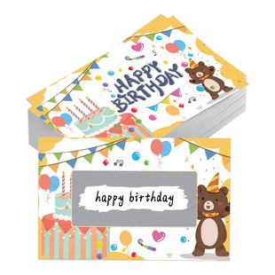 创意幸运刮刮乐生日礼物贺卡祝福明信片心愿奖励diy刮刮卡片定制