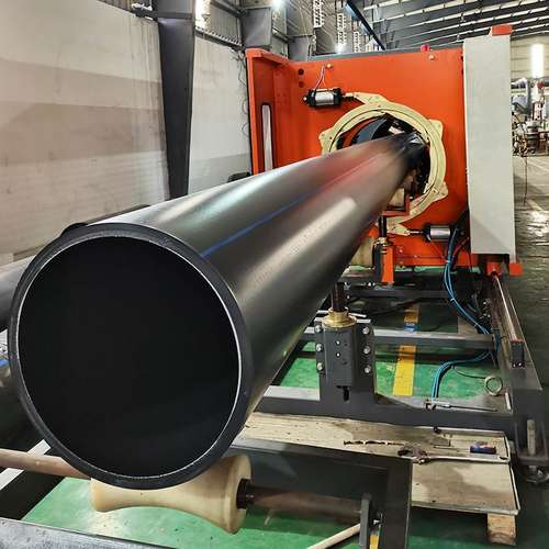 21厂家现货HDPE市政给水管大实饮用水壁供水管PE管牵引DN630口径