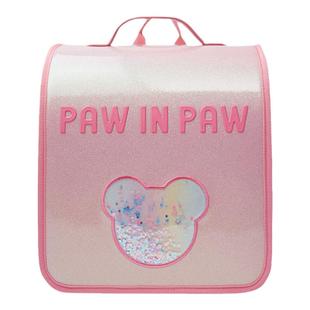 PawinPaw卡通小熊童装秋冬女童细闪光泽护脊书包双肩包