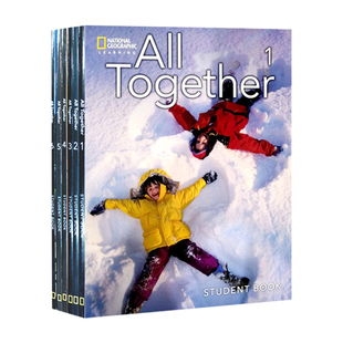 【顺丰包邮】All Together美国国家地理教材1 2 3 4 5 6级英文原版6-12岁小学英语教材自然拼读课程剑桥少儿英语备考读写YLE KET