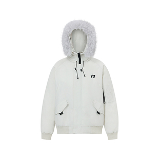 FORNINES三防美式复古毛领连帽棉衣男冬季国潮加厚派克服防寒外套