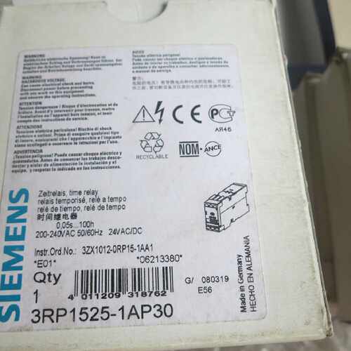 议价3RP1525-1AP30,西门子低压多功能时间继电器,3RP15251AP30