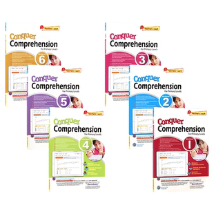 【自营】SAP Conquer Comprehension Workbook 1-6年级新加坡攻克系列英语阅读理解练习册 文章体裁多元 英文原版新加坡小学教辅