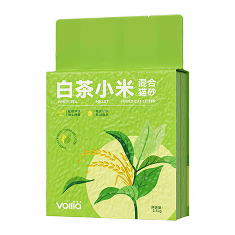 维利亚天然植物小米混合猫砂