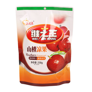 山西特产维之王山楂凉果258g*6袋礼盒装小吃蜜饯酸甜即食美味