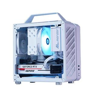 机械大师C24小方糖白色14600kf 12600kf RTX5060TI独显迷你台式机DIY桌面电脑纯白整机手提便携游戏itx主机