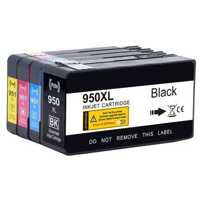 适用惠普950XL 951XL墨盒HP8100 8600 8610 8620 8660喷墨打印机一体机彩色墨水盒Pro 251dw 276dw墨盒